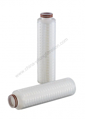 Hydrophobic PTFE Pleated Filter Cartridge