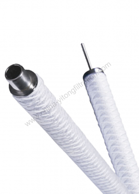 String Wound Condensate Treatment Filter Cartridge