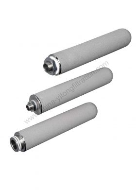 Titanium powder filter cartridge